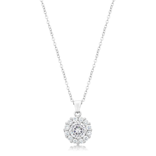 Modern Spark Heritage Edit Bella Bridal Pendant in Clear - Friggin Jewelry Fashion