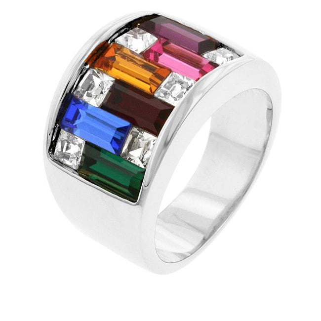 Lustrous Glow Signature Edit Candy Maze II Ring - Friggin Jewelry Fashion