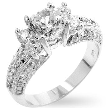 Lustrous Glow Signature Edit Brilliant Engagement Ring - Friggin Jewelry Fashion