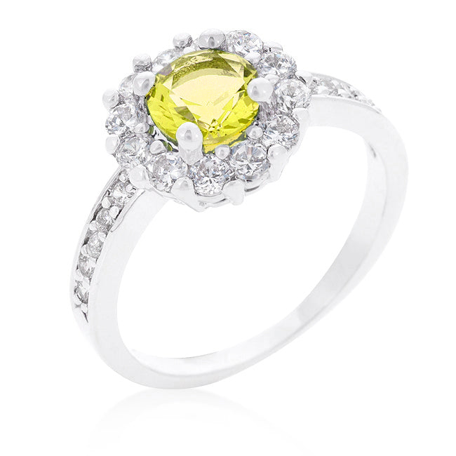 Timeless Icon Legacy Line Bella Birthstone Engagement Ring in Yellow - Friggin Jewelry Fashion