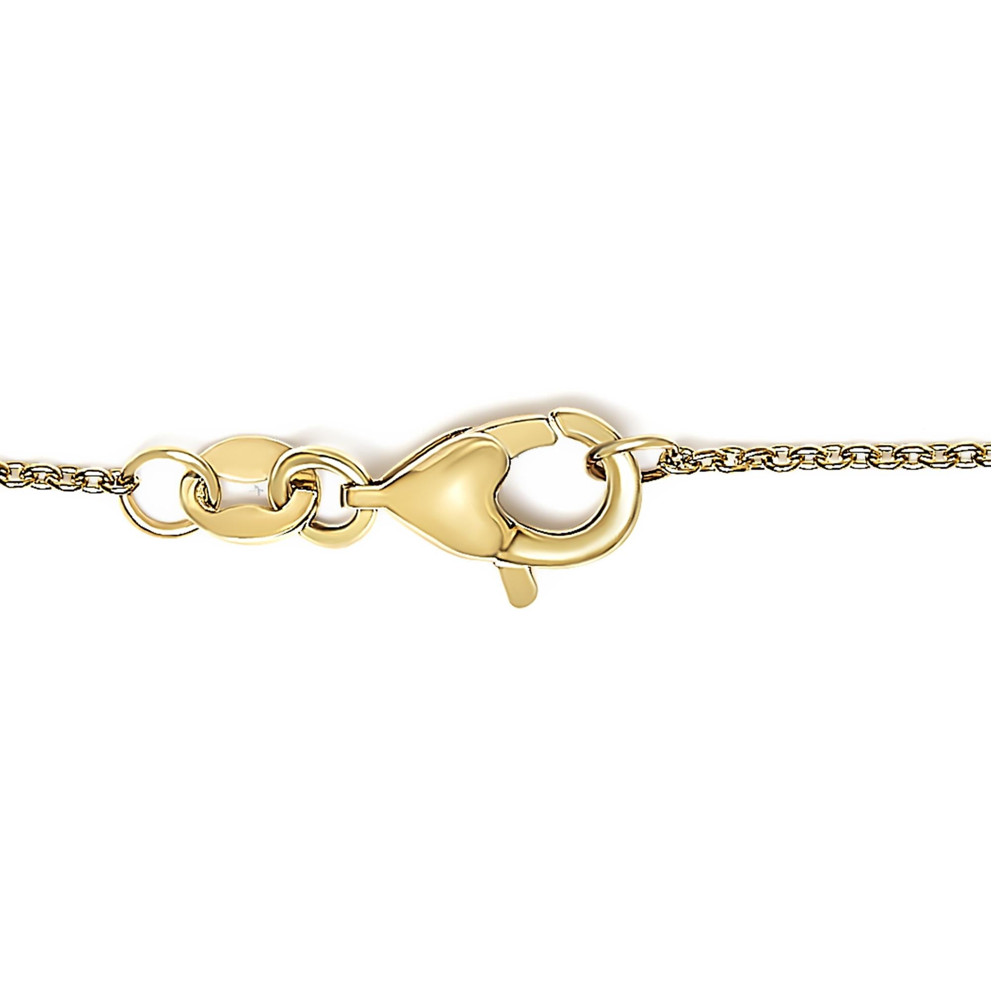 14K Yellow Gold Alternating Red Ruby and White Diamond Bezel Station Chain Bracelet (I-J Color, SI2-I1 Clarity) - 7.5" Inches - Friggin Jewelry