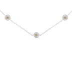 Collar de diamantes en plata de ley (1/2 ct, color IJ, claridad I1-I2) - Friggin Jewelry