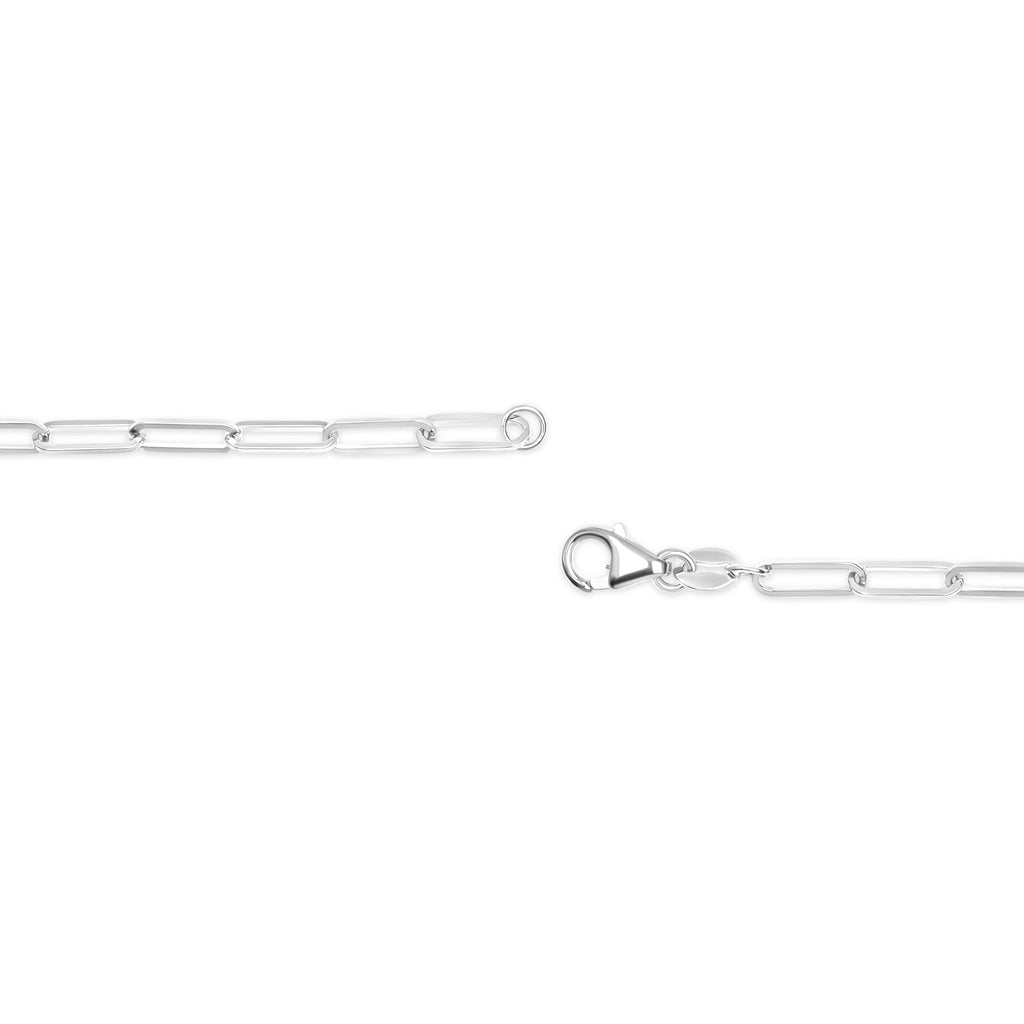 Unisex Solid 14K Gold 2.5mm Paperclip Chain Necklace - Friggin Jewelry