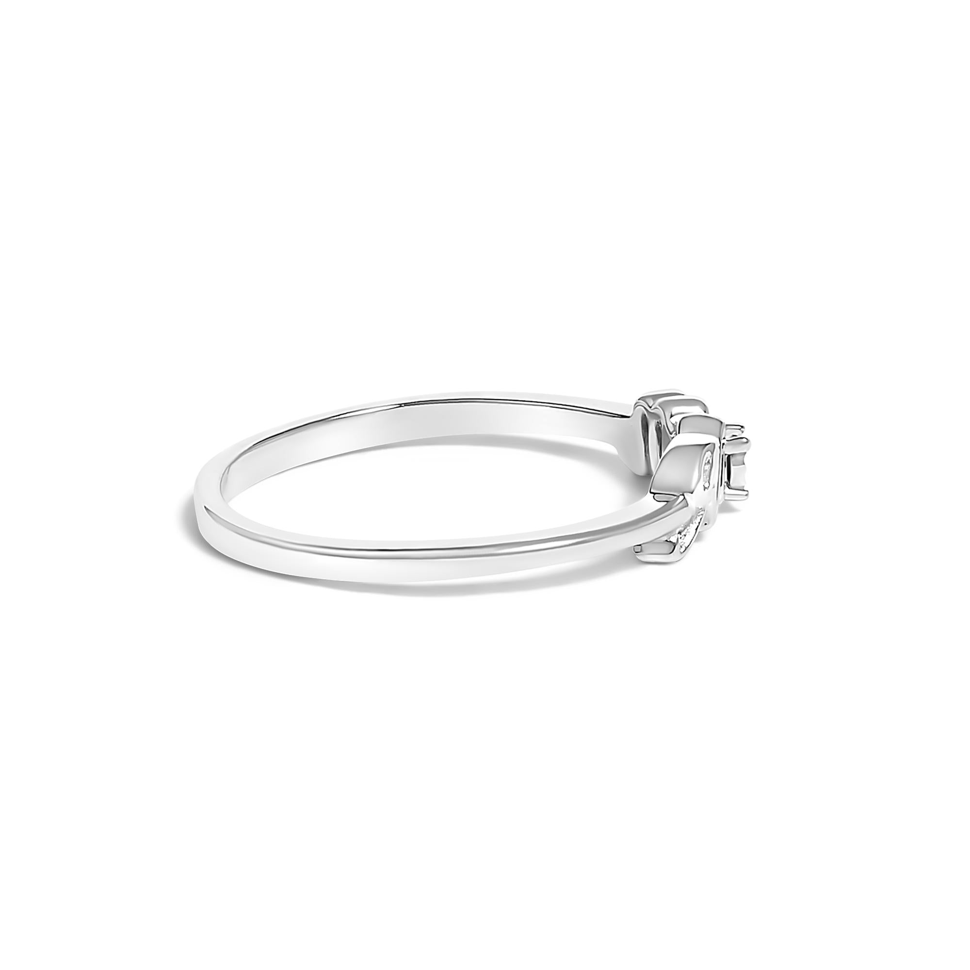 .925 Sterling Silver Diamond Accent "MOM"  Ring (J-K Color, I2-I3 Clarity) - Mom - Friggin Jewelry
