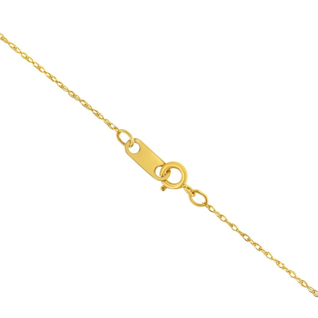10K Gold 0.5 mm Slender & Dainty Fine Rope Chain Necklace - Friggin Jewelry