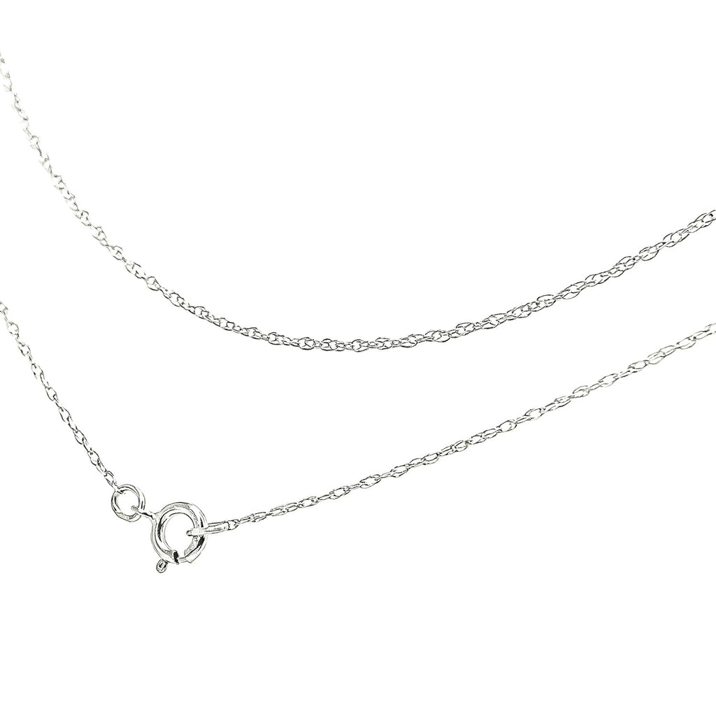 10K Gold 0.5 mm Slender & Dainty Fine Rope Chain Necklace - Friggin Jewelry