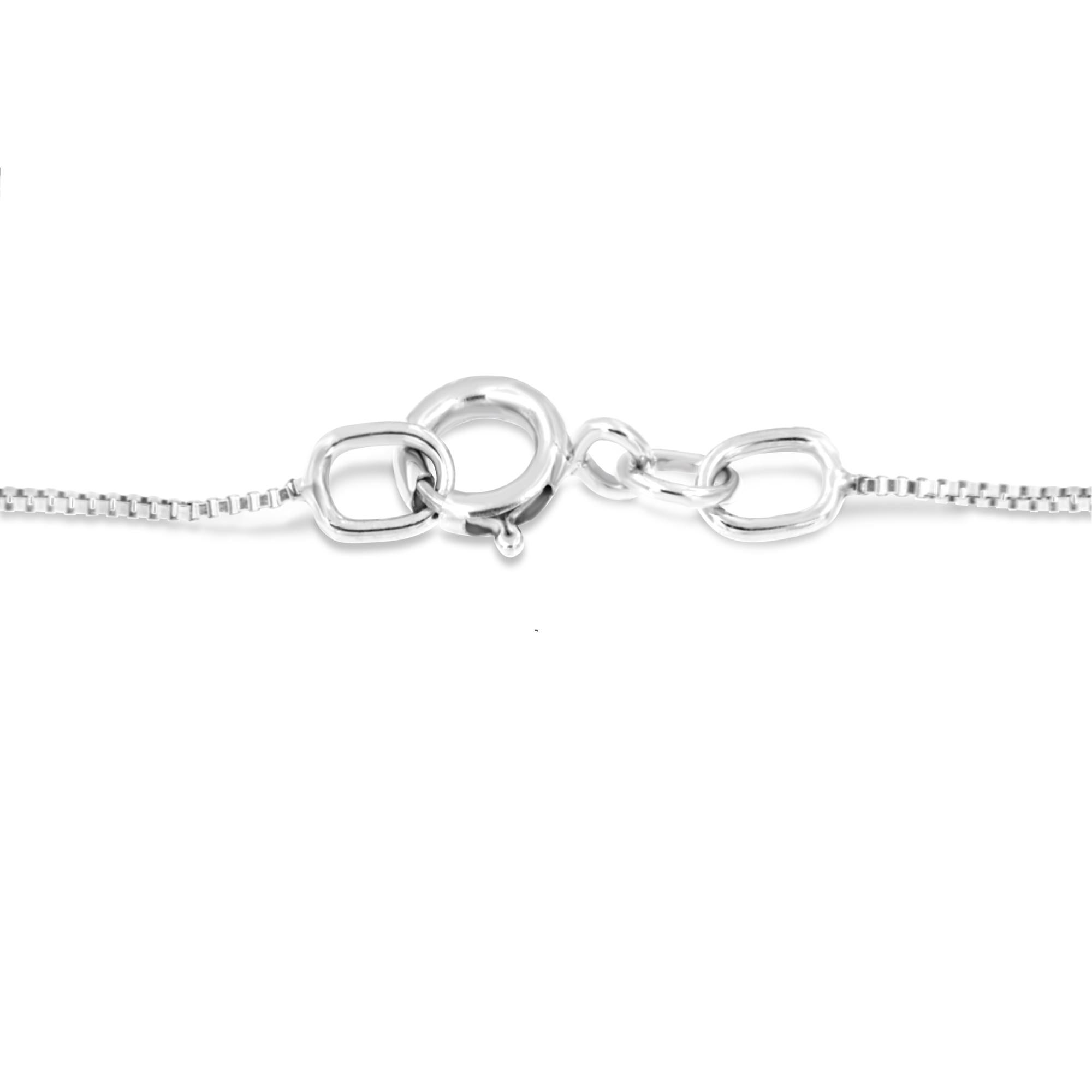 14K White Gold 1ct. TGW Diamond And Pink Sapphire Gemstone Pendant Necklace (G-H, SI2-I1) - Friggin Jewelry