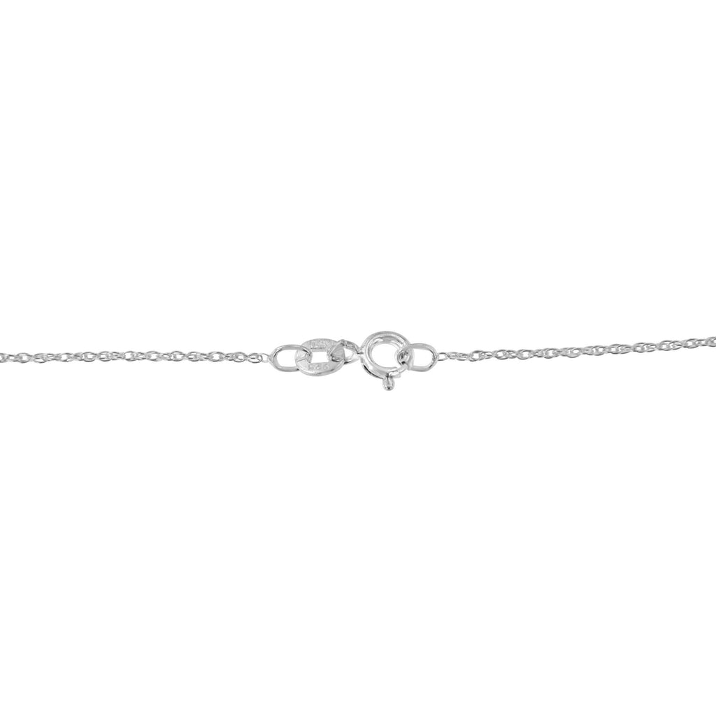 .925 Sterling Silver 1/4 cttw Diamond Infinity Pendant Necklace (I-J, I2-I3) - Friggin Jewelry