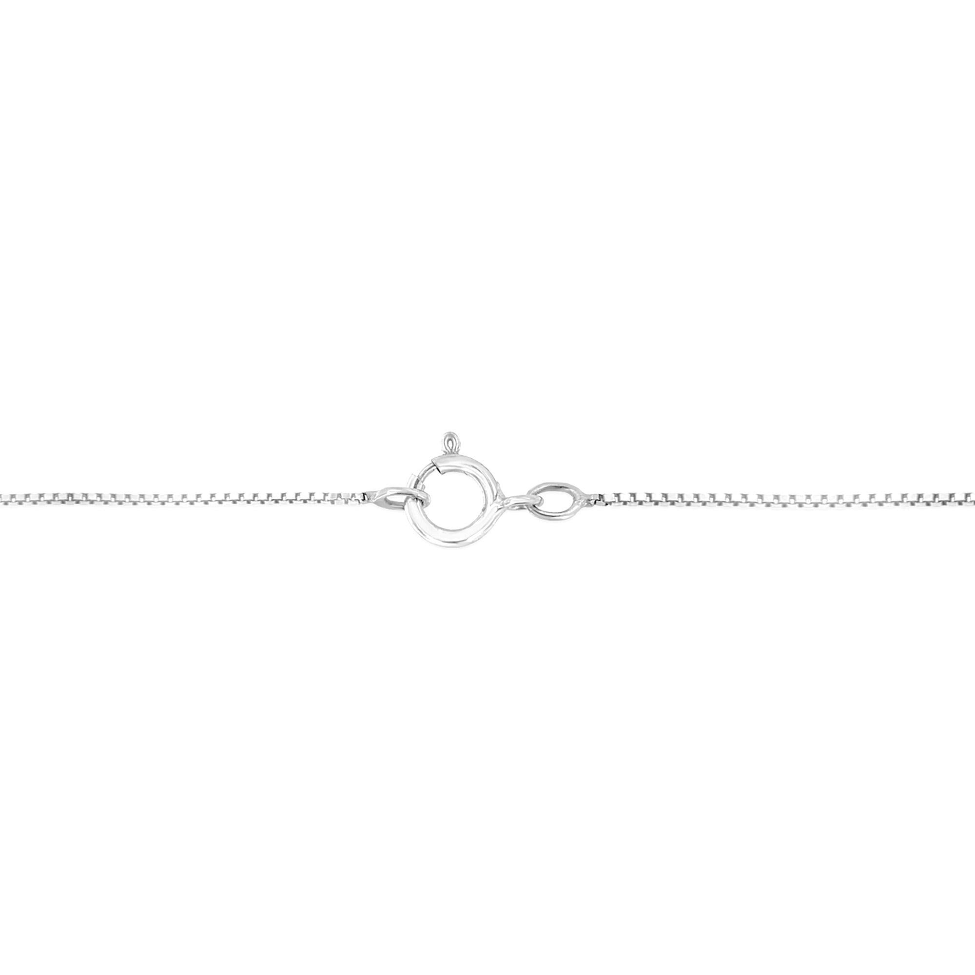 Collana con pendente solitario a forma di aquilone con diamanti da principessa incastonati a castone da 1/5 carati in oro 10 carati - Friggin Jewelry
