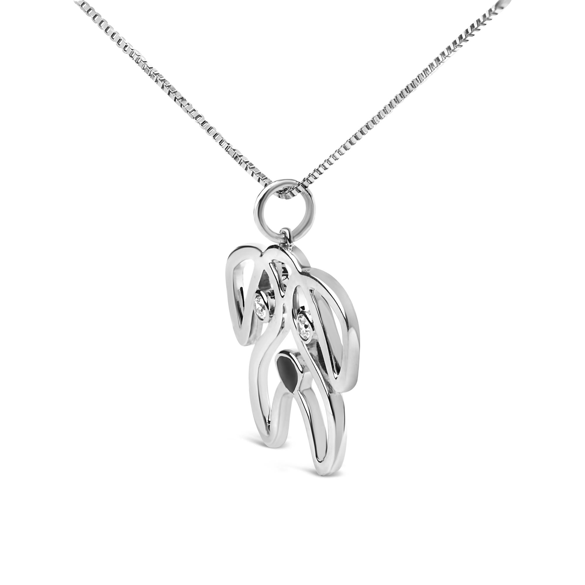 .925 Sterling Silver Diamond Accent Pug Dog Pendant Necklace (I-J Color, I2-I3 Clarity) - 18" Inches - Friggin Jewelry