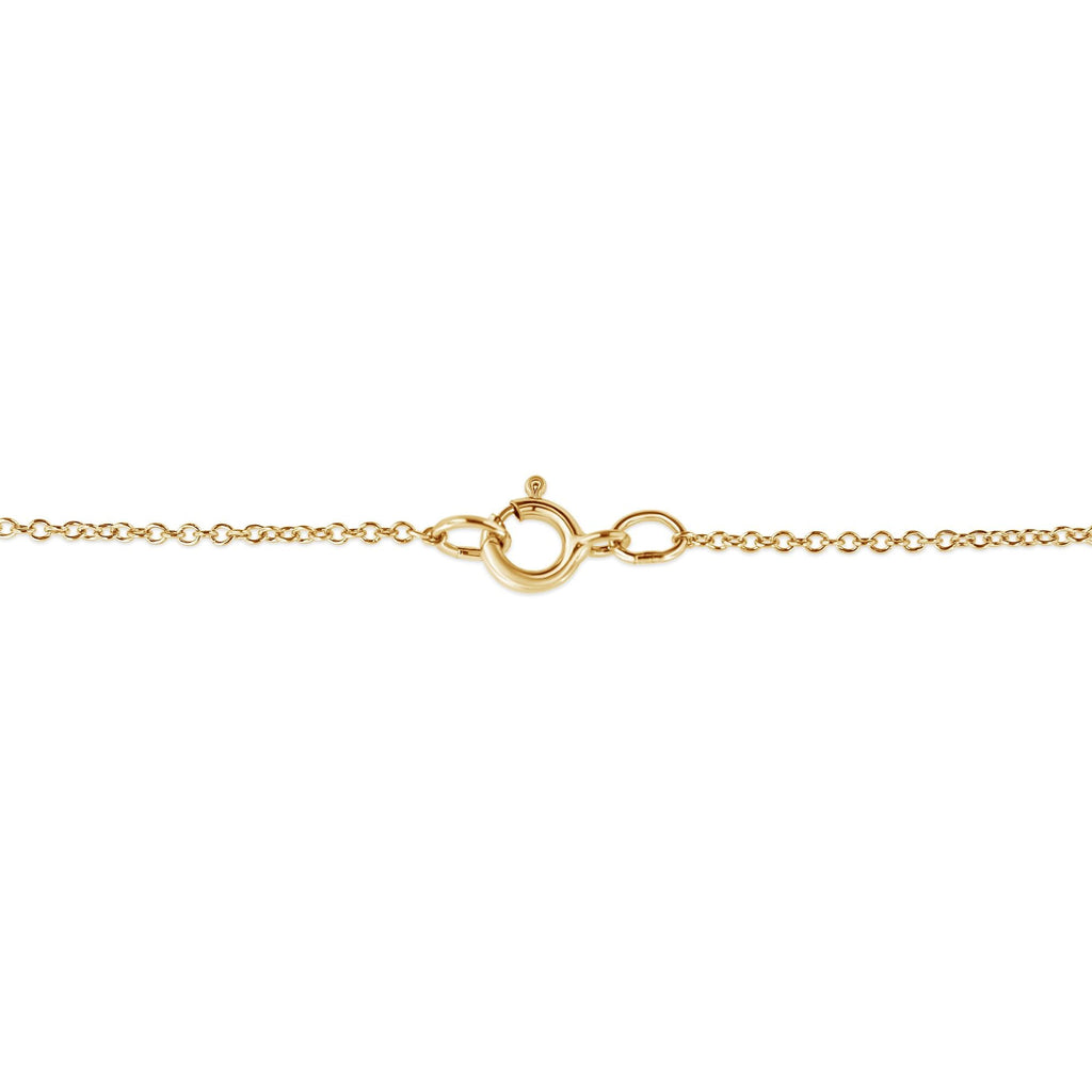 10K Yellow Gold Flashed .925 Sterling Silver 1/4 Cttw Champagne Diamond Cross Pendant Necklace (K-L Color, I1-I2 Clarity) - 18" - Friggin Jewelry
