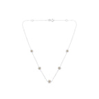 Collar de diamantes en plata de ley (1/2 ct, color IJ, claridad I1-I2) - Friggin Jewelry