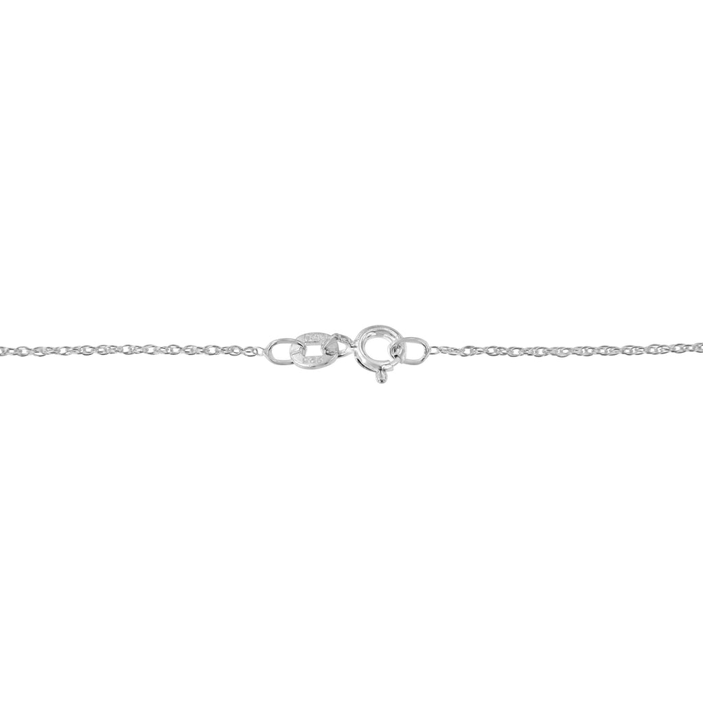 Collana con ciondolo a forma di cuore galleggiante in oro bicolore 10KT da 1/6 ct con diamanti (KL, I1-I2) - Friggin Jewelry