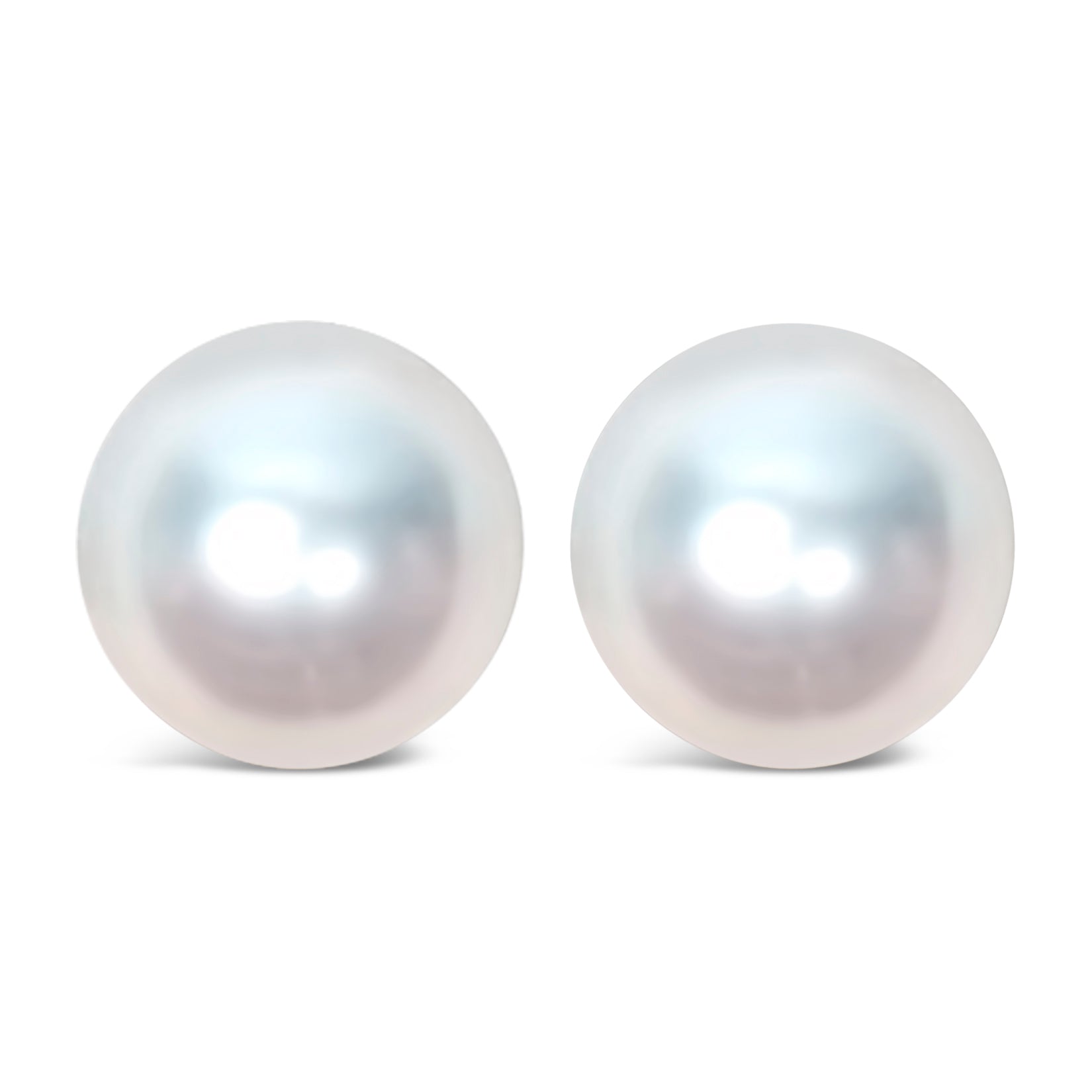 14K Gold Cultured Freshwater Pearl Solitaire Stud Earrings - Friggin Jewelry