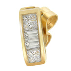 14k Yellow Gold 1/4ct TDW Diamond Earrings (H-I, SI1-SI2) - Friggin Jewelry