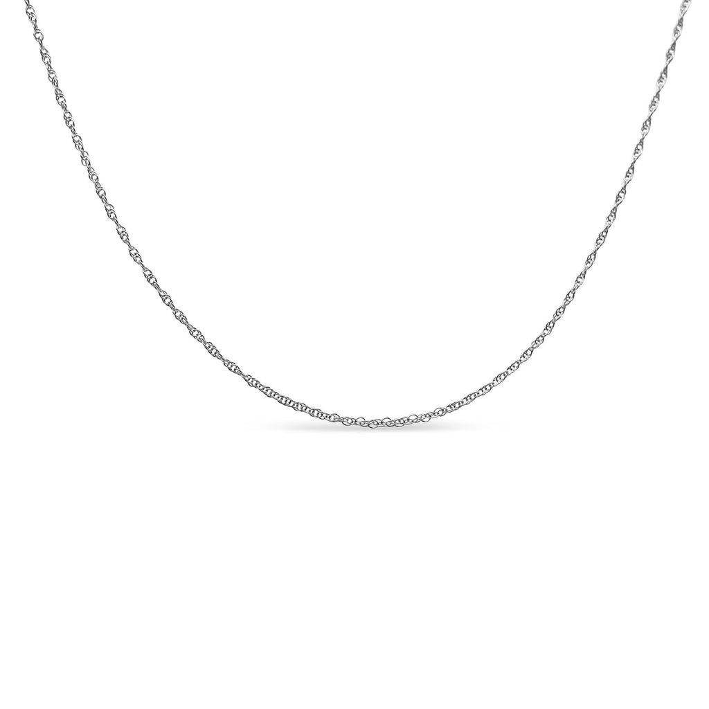 Collana con ciondolo a forma di lucchetto con diamanti da 1/10 ct in argento sterling 925, lunghezza 18 pollici (colore HI, purezza I1-I2) - Friggin Jewelry