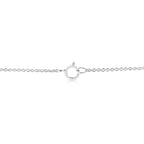 Collar con colgante de diamante solitario ovalado de 1/2 ct cultivado en laboratorio, de 18" (color EF, claridad VS1-VS2) - Friggin Jewelry
