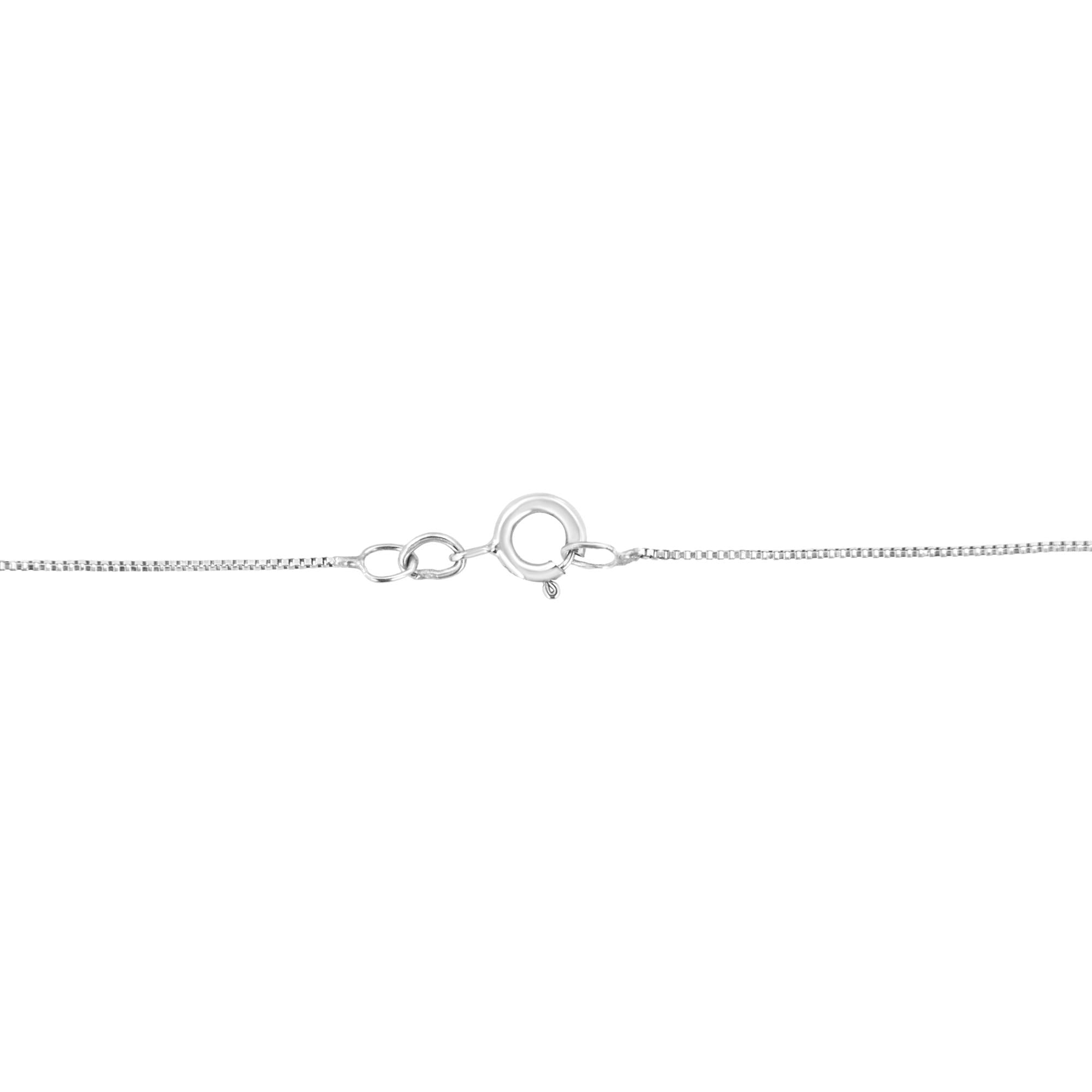 .925 Sterling Silver 3.0 cttw Round-Cut Diamond Open Heart Pendant Necklace (I-J Color, I2-I3 Clarity) - 18" - Friggin Jewelry