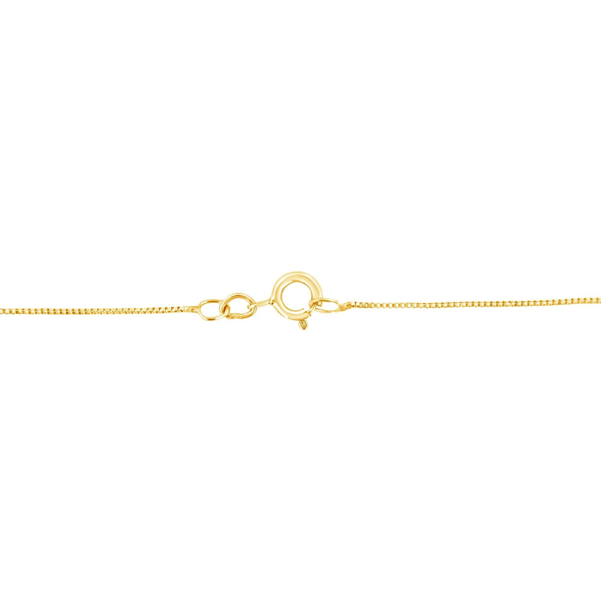 10k Yellow Gold Plated .925 Sterling Silver 3.0 cttw Round-Cut Diamond Open Heart Pendant Necklace (J-K Color, I1-I2 Clarity) - 18" - Friggin Jewelry