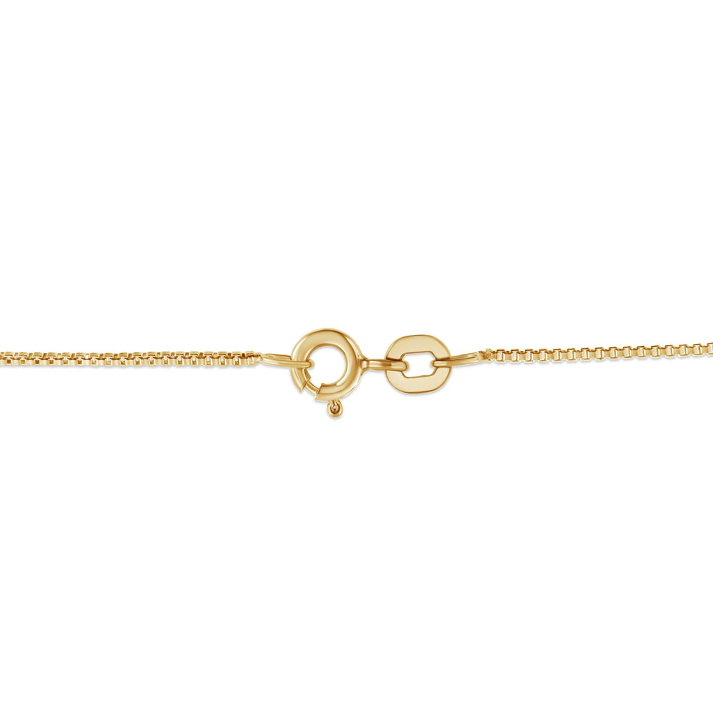 14K Yellow Gold Plated .925 Sterling Silver 1/2 Cttw Champagne Diamond Cross Pendant Necklace (K-L Color, I1-I2 Clarity) - 18" - Friggin Jewelry