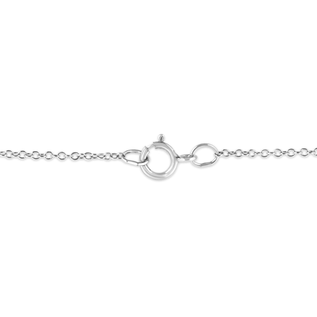 .925 Sterling Silver Prong-Set Diamond Accent Bold Cross 18" Pendant Necklace (I-J Color, I1-I2 Clarity) - Friggin Jewelry