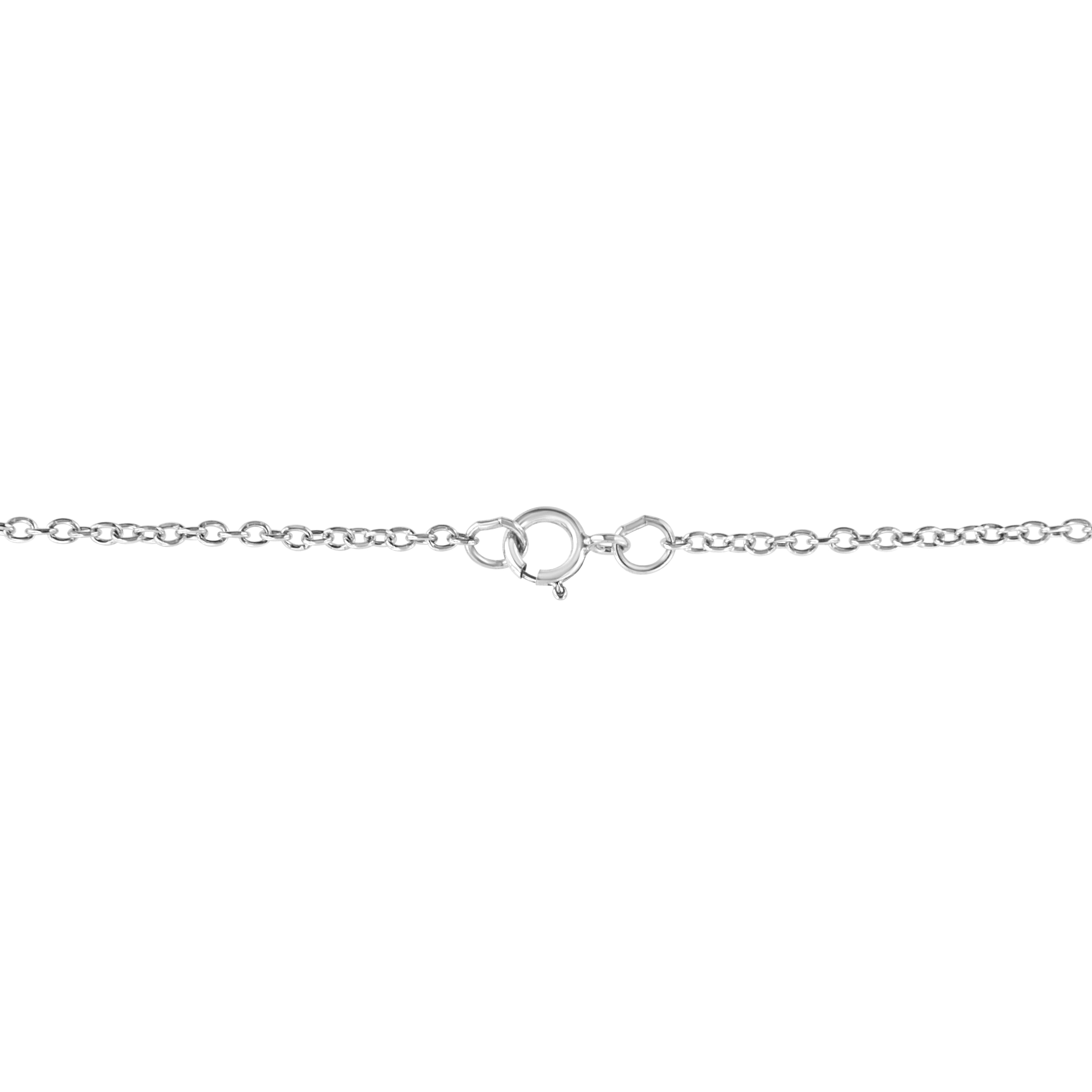 Collar con colgante de llave del zodiaco de 45 cm en plata de ley 925 con detalles de diamantes (color KL, claridad I1-I2) - Friggin Jewelry