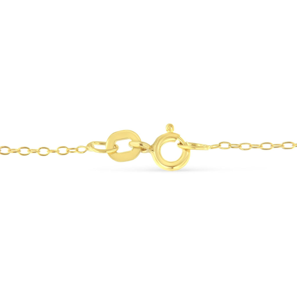 Sterling Silver Diamond Station Necklace (1/2 cttw, K-L Color, I2-I3 Clarity) - Friggin Jewelry