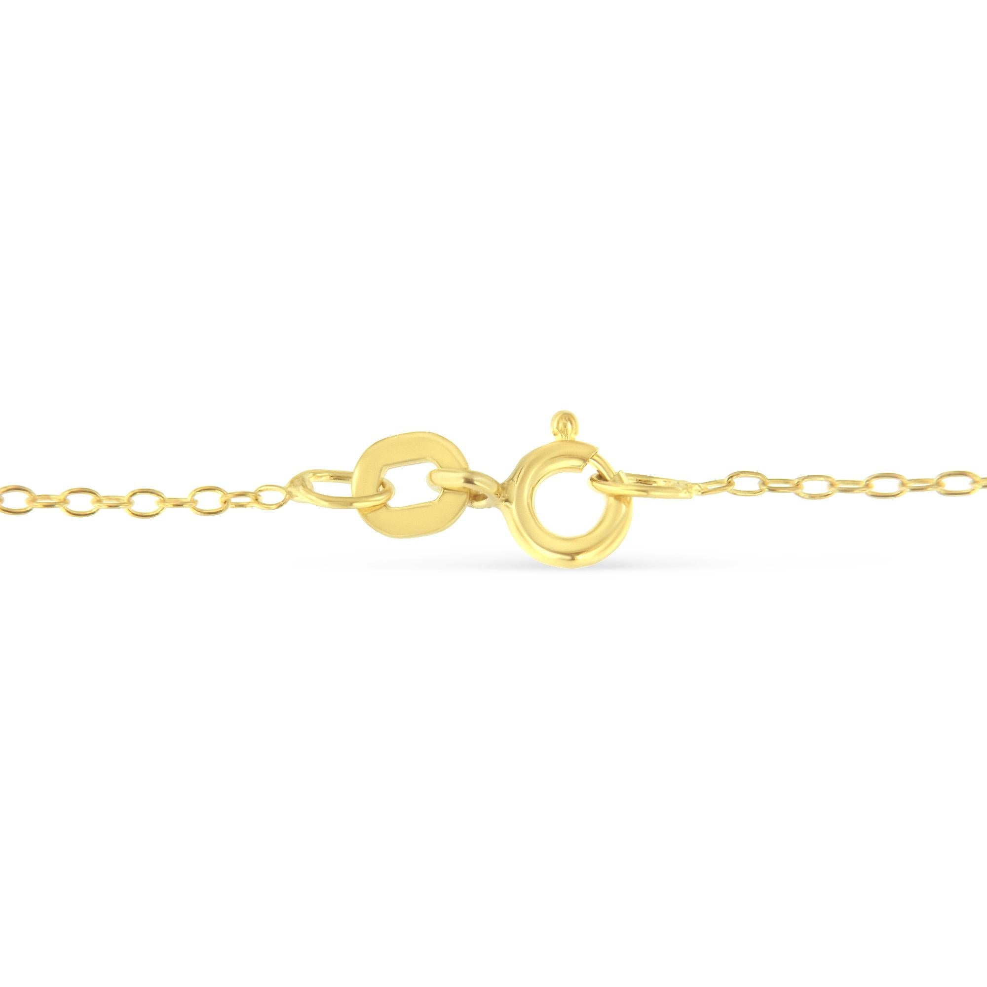 Sterling Silver Diamond Station Necklace (1/2 cttw, K-L Color, I2-I3 Clarity) - Friggin Jewelry