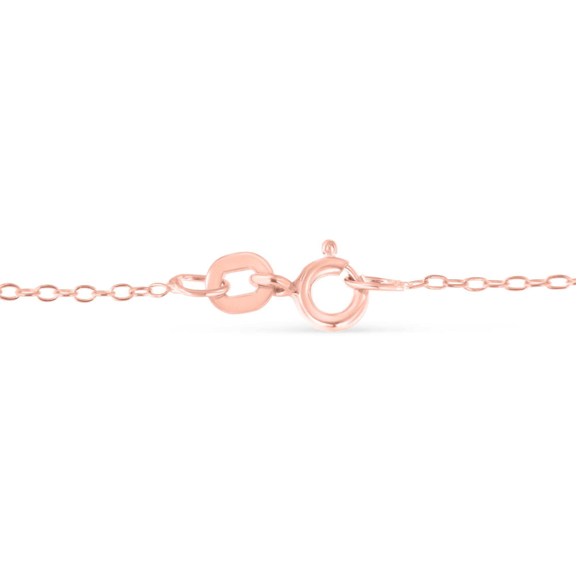 Sterling Silver Diamond Station Necklace (1/2 cttw, K-L Color, I2-I3 Clarity) - Friggin Jewelry