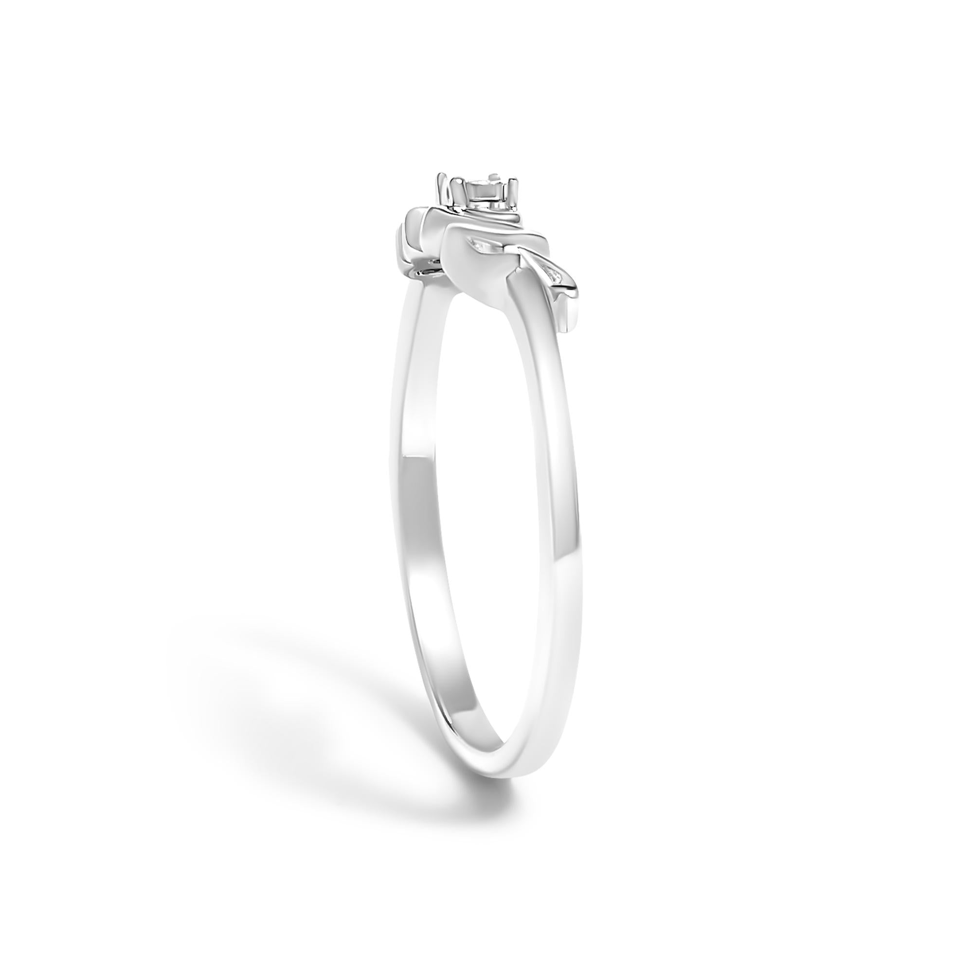 .925 Sterling Silver Diamond Accent "MOM"  Ring (J-K Color, I2-I3 Clarity) - Mom - Friggin Jewelry
