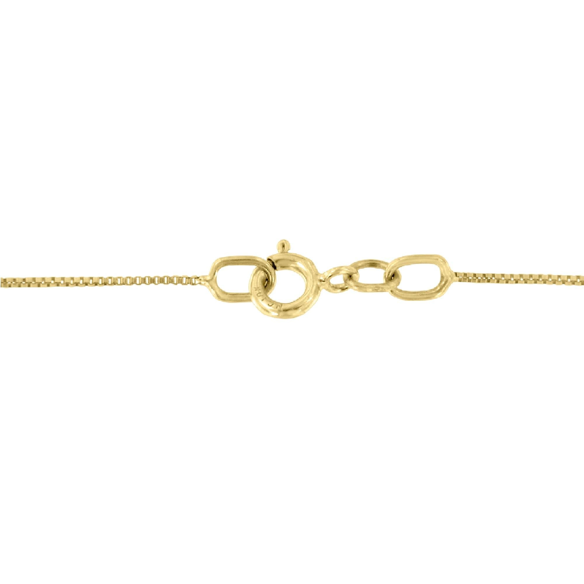 Espira 10K Yellow Gold .03 Cttw Diamond-Accented Round-Cut Diamond Swirl Open Heart 18" Pendant Necklace (I-J Color, I2-I3 Clarity) - Friggin Jewelry