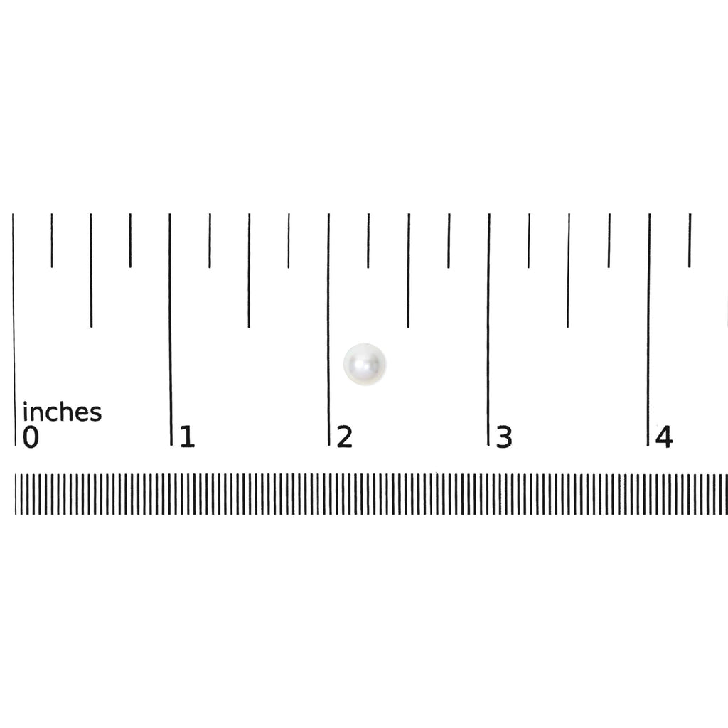 14K Gold Cultured Freshwater Pearl Solitaire Stud Earrings - Friggin Jewelry