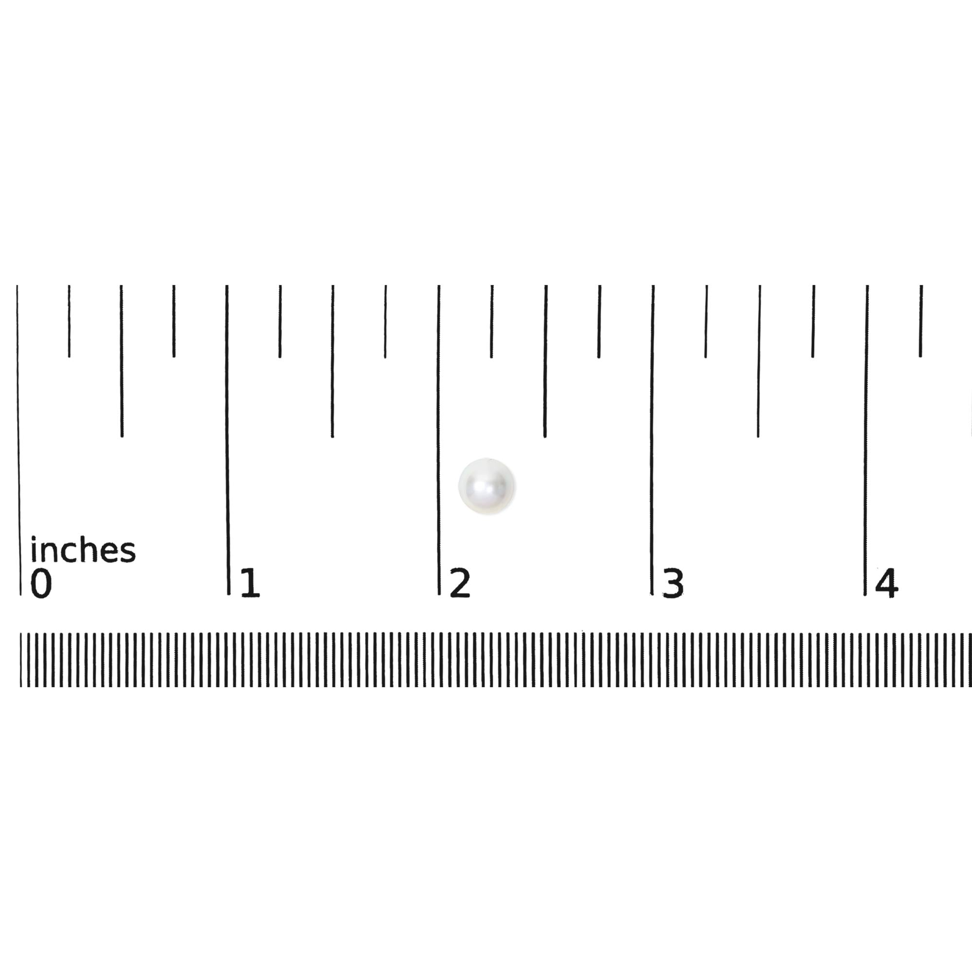 14K Gold Cultured Freshwater Pearl Solitaire Stud Earrings - Friggin Jewelry