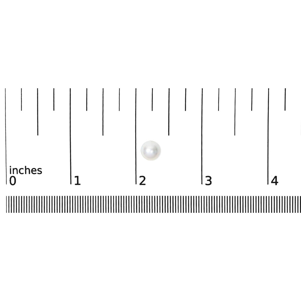 14K Gold Cultured Freshwater Pearl Solitaire Stud Earrings - Friggin Jewelry