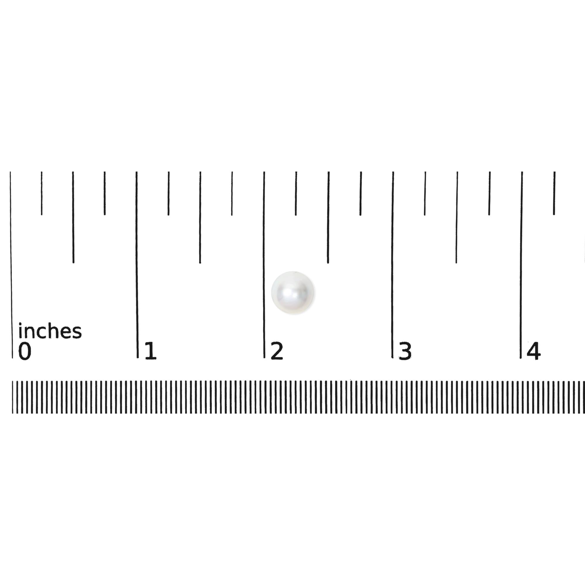 14K Gold Cultured Freshwater Pearl Solitaire Stud Earrings - Friggin Jewelry