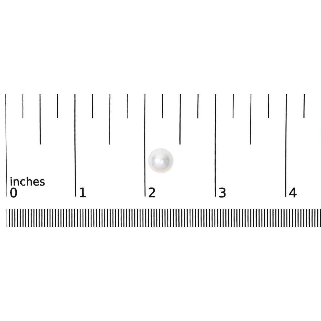 14K Gold Cultured Freshwater Pearl Solitaire Stud Earrings - Friggin Jewelry