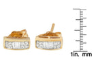 14k Yellow Gold 1/4ct TDW Diamond Earrings (H-I, SI1-SI2) - Friggin Jewelry