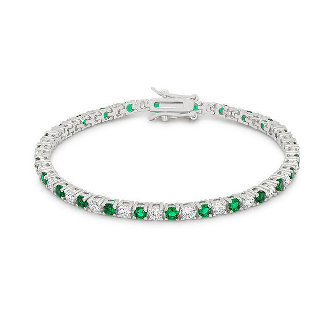 Gilded Temptress Bold Edit Evergreen Tennis Bracelet - Friggin Jewelry Fashion