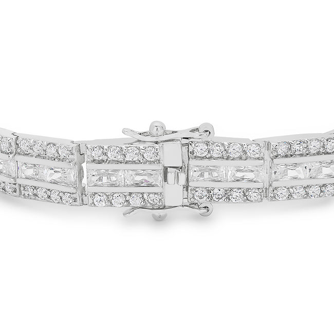 Fresh Spark Signature Icon Balboa Cubic Zirconia Bracelet - Friggin Jewelry Fashion