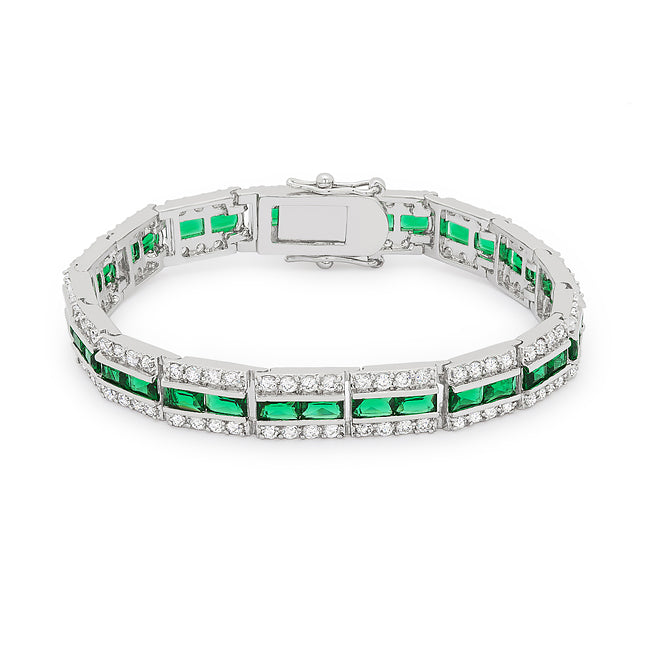 Couture Spark Refined Edit Emerald Tennis Bracelet - Friggin Jewelry Fashion