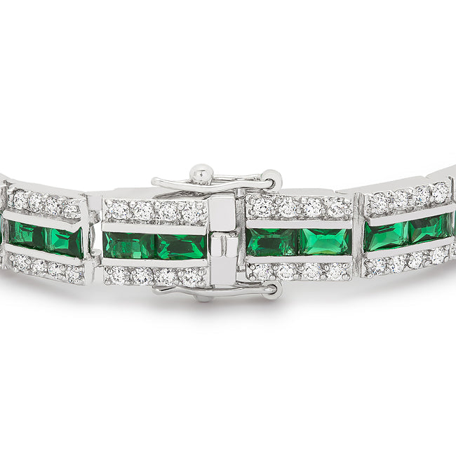 Couture Spark Refined Edit Emerald Tennis Bracelet - Friggin Jewelry Fashion