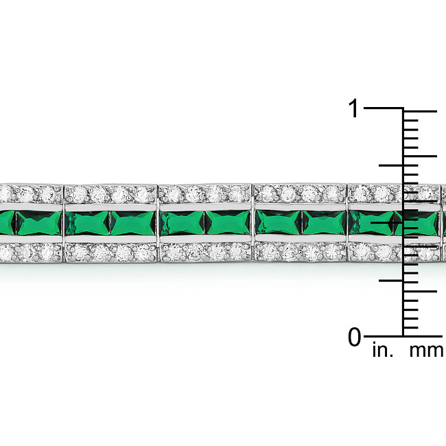 Couture Spark Refined Edit Emerald Tennis Bracelet - Friggin Jewelry Fashion