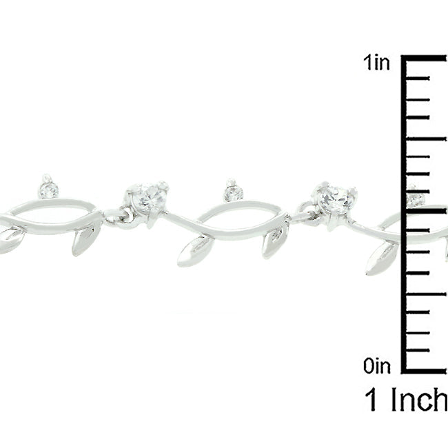Gallery Form Modern Edit Nathans Vine Cubic Zirconia Bracelet - Friggin Jewelry Fashion