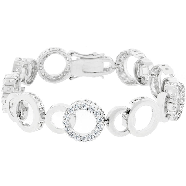 Refined Obsession Modern Edit Circle Bijoux 8 Inch Bracelet - Friggin Jewelry Fashion
