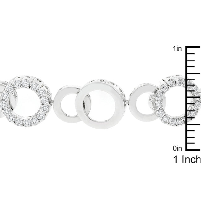 Refined Obsession Modern Edit Circle Bijoux 8 Inch Bracelet - Friggin Jewelry Fashion