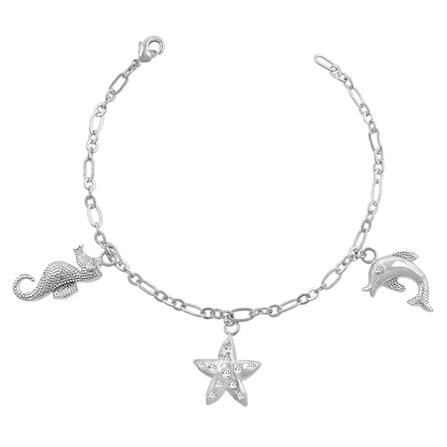 Daring Form Icon Series Seashore Charm Bracelet - Friggin Jewelry Fashion