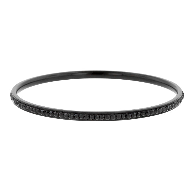Cheeky Rebel Bold Edit Black Bangle - Friggin Jewelry Fashion