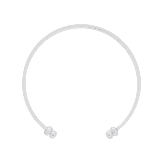 Starborn Spark Contemporary Icon Channel-Set Clear Crystal Cuff - Friggin Jewelry Fashion