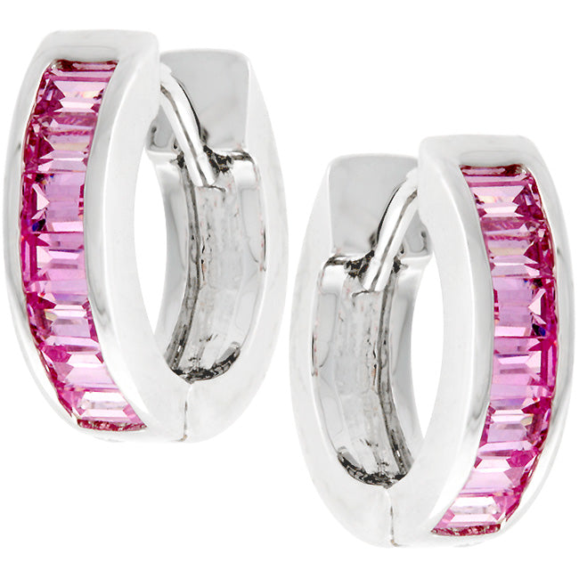 Timeless Edge Classic Series Pink Circlet Earrings - Friggin Jewelry Fashion