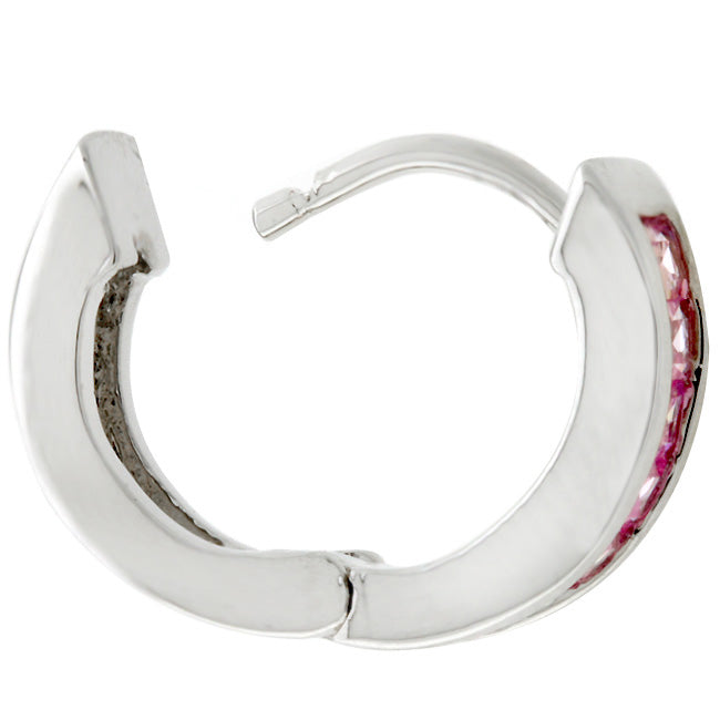 Timeless Edge Classic Series Pink Circlet Earrings - Friggin Jewelry Fashion